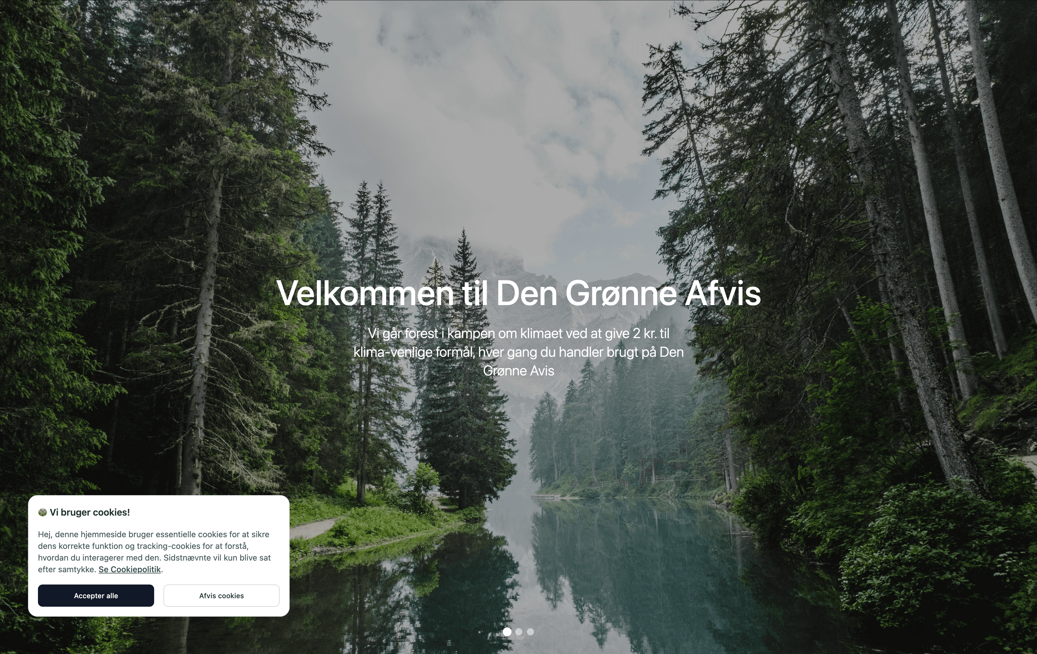 Den Grønne Avis - Forside